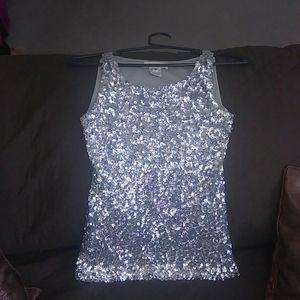 Beautiful Silver Tank Top